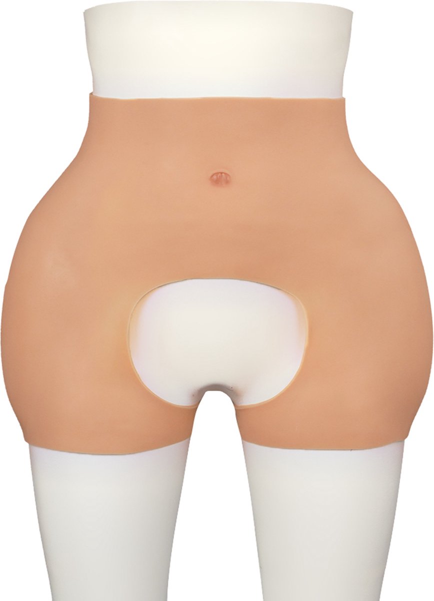 Bodysuit (kort model) - brede heupen en ronde billen - Crossdresser - Transgender - Mastectomie - Wearable body - kunstvagina - Femboy - Cosplay - vagina - 100% hypoallergene medische siliconen - Body4Everybody