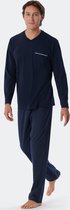 Schiesser - Comfort Fit - Pyjama - 179107 - Dark Blue - 54