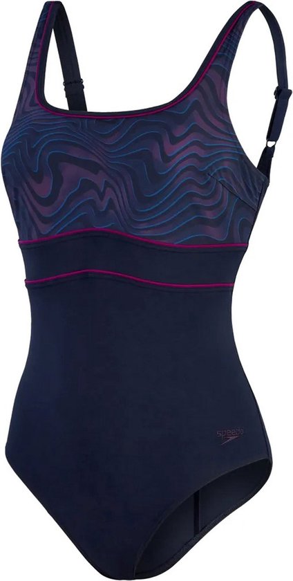 Sesto Senso Badpak Vrouw Sport Een Stuk Ondoorzichtig Zwemkostuum, Bw714 - Marine, M