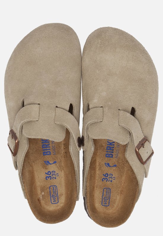 Birkenstock Boston SFB VL Narrow Unisex Clogs - Taupe - Maat 42 | bol