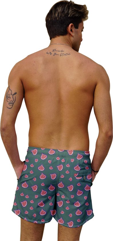 Plage de Miami | Short de bain de haute qualité | Maillot de bain | short de plage | Hommes | Séchage rapide | Taille M | 187 Vert