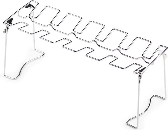 Rosmarino Blacksmith Kippenvleugelrek - BBQ accessoires - bbq accesoires - Barbecue Gereedschap - RVS - Kippenvleugels - Drumsticks - Hotwings