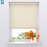 Elektrisch rolgordijn Easy Lichtdoorlatend - Cream - 90 x 275 cm - CMD-03