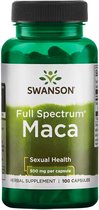 Swanson Health Supplementen - Maca 500mg - Vegan - 100 Capsules
