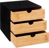 5Five kantoor organizer ladeblok - 3 lades - 25 x 31 x 25 cm - hout