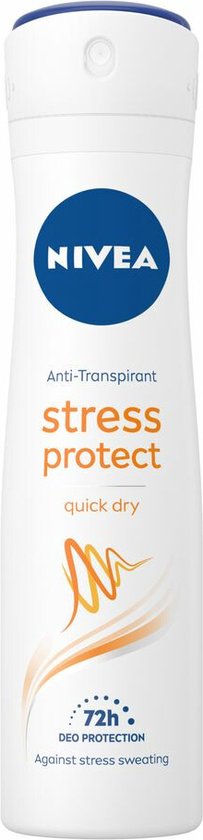 NIVEA Stress Protect Deodorant Spray - Tegen zweten bij stress - Met Stress Protect-ingrediënten en zink - Beschermt 72 uur - 6 x 150 ml - Voordeelverpakking - NIVEA