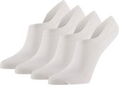 8-Pack Biologisch Katoenen No-Show Footies 158415000 Van Apollo - Unisex - Wit - 35-38