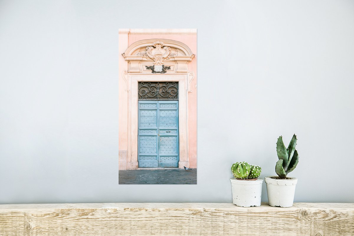 Deur - Rome - Blauw - Architectuur
