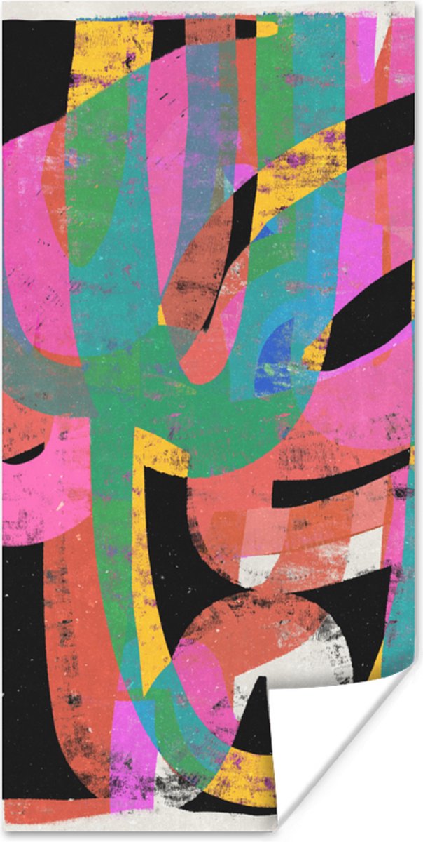 Abstract - Kleuren - Roze - Groen - Kunst