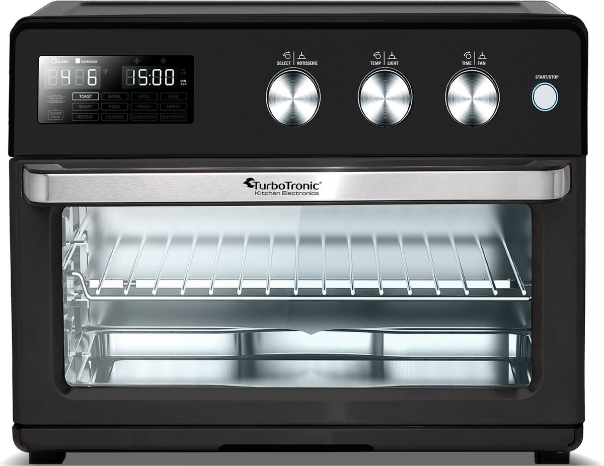 TurboTronic AF32DRD Airfryer XXL en Oven – Zwart