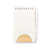 Support de téléphone - Notebook - Notebook - Notebook - Notebook - Avec stylo - Durable - Hardcover - blanc