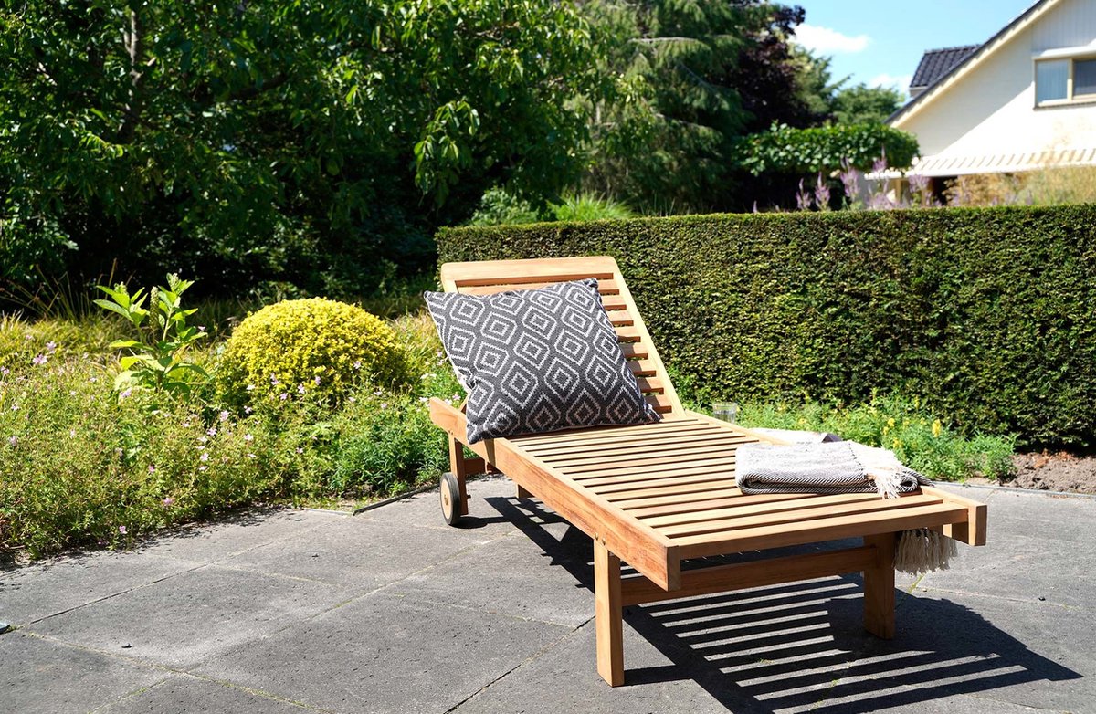 Lesli Living Bain de soleil - Bois de teck