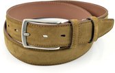 Michaelis Riem Tabacco Bruin Suede Zilveren Gesp - 105