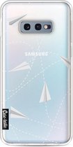Casetastic Samsung Galaxy S10e Hoesje - Softcover Hoesje met Design - Paperplanes Print