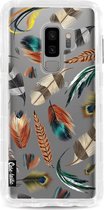 Casetastic Design Hoesje voor Samsung Galaxy S9 Plus - Hard Case - Feathers Multi Print