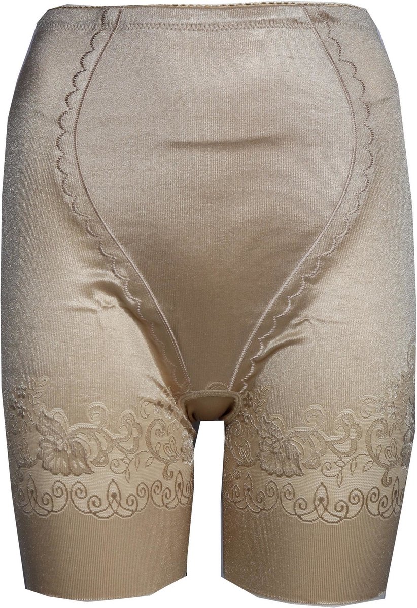 J&C corrigerende dames boxershort met kant - XXL - Beige