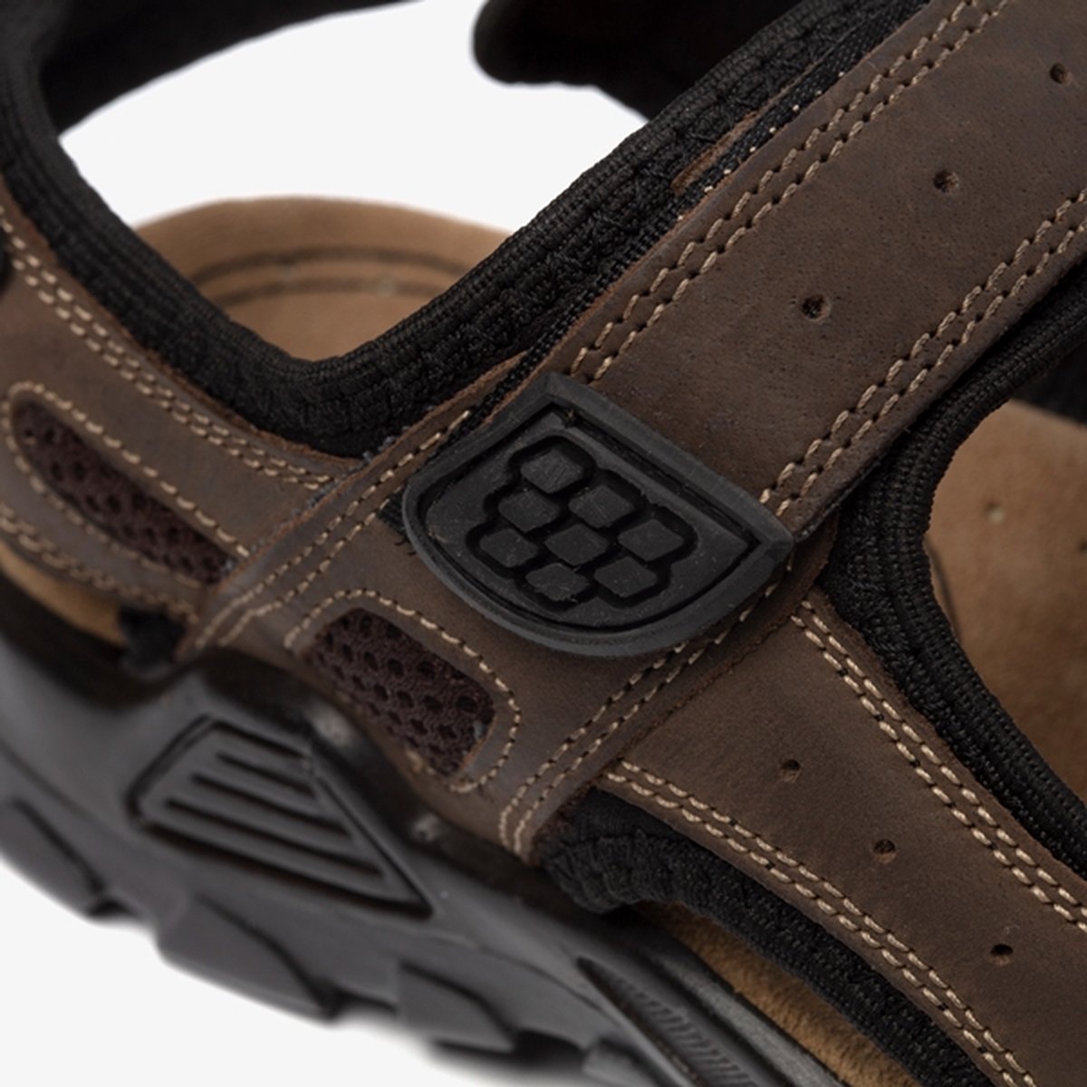 GURGER Heren lederen sandalen zomer slippers gesloten waterdichte clogs, zwart, 46 EU GURGER Heren lederen sandalen zomer slippers gesloten waterdichte clogs, zwart, 46 EU