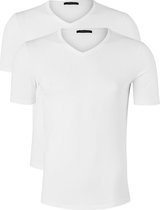 Schiesser Authentic T-shirt V-hals - 2-pack - wit -  Maat XL