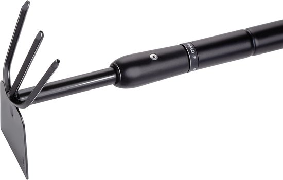 BLACK+DECKER Cultivator met Schoffel - Tuinhark en Schoffel - In Lengte Verstelbaar 66-101CM - Cultiveren en Onkruid Wieden - Zwart/Oranje van BLACK+DECKER — afbeelding 4
