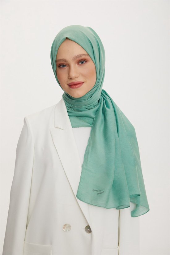 ARMINE TREND ISIL SJAAL- Groen- Damesmode - Accessoires- Hijab - Hoofddoek - moederdag - verjaardag - cadeau - eid mubarak