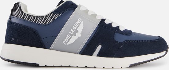 PME Legend Stinster Sneakers blauw Imitatieleer - Heren - Maat 41