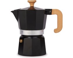 Espresso Maker, 3 Kopjes, Aluminium, Zwart - La Cafetière | Venice