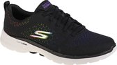 Skechers Go Walk 6 - Vibrant Energy 124520-BKMT, Vrouwen, Zwart, Sneakers,Sportschoenen, maat: 39,5