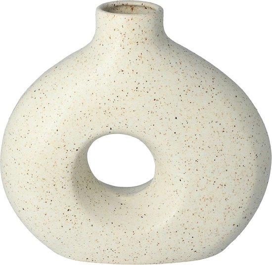 Homla NOVO Vase blanc 24x8,5x23 cm