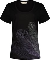 ICEBREAKER Tech Lite II Scoop Tee Plume T-shirt Met Korte Mouwen Dames - Black - S