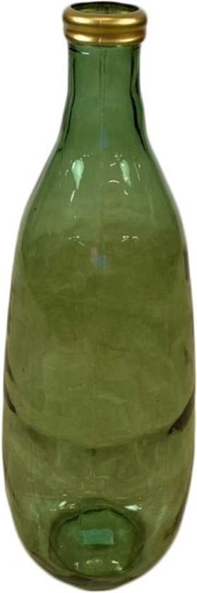 DKNC - Vaas recycled glas - 25x75cm - Groen