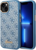 Guess 4G Back Case - Geschikt voor Apple iPhone 14 Plus (6.7") - Blauw