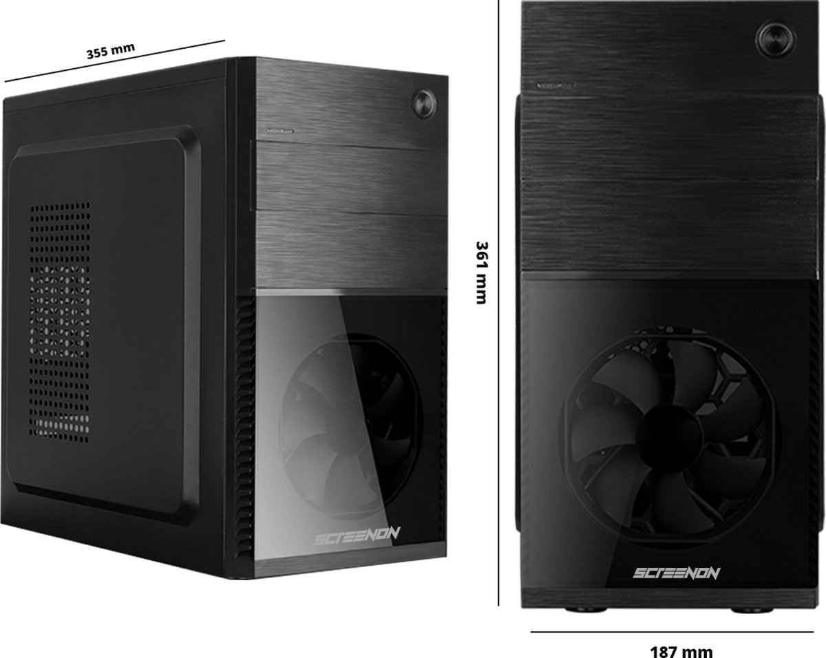 Intel Compleet PC + Muis & Toetsenbord | Intel Core i7 | 32 GB DDR4 | 1 ...