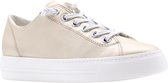 Paul Green 4081 Lage sneakers - Leren Sneaker - Dames - Goud - Maat 37,5