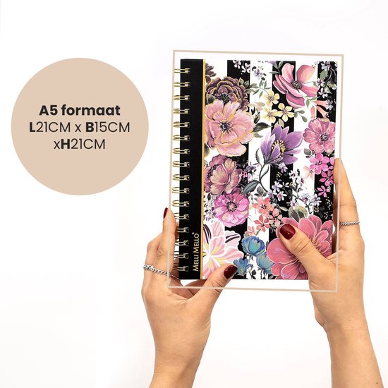 Melli Mello Journal Notebook - Notitieboek A5 Hardcover met Ringband ...