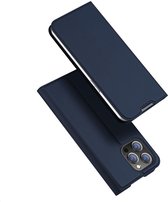 Geschikt voor Dux Ducis Apple iPhone 14 Pro Max Skin Pro Series Hoesje Wallet Blauw