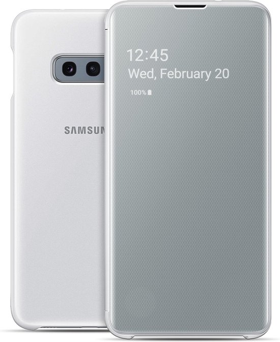 Samsung clear view cover - wit - voor Samsung Galaxy S10e