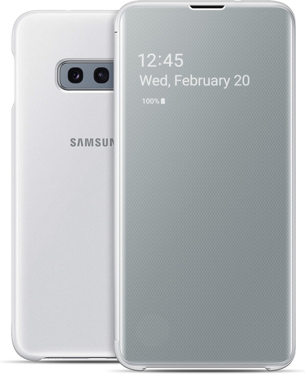 Samsung clear view cover - wit - voor Samsung Galaxy S10e