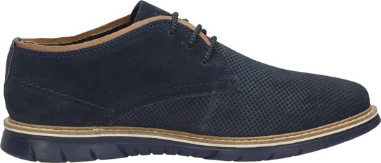 Bugatti Sammy Comfort Veterschoenen Laag - blauw - Maat 44