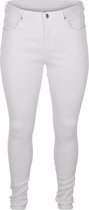 ZIZZI JEANS, LONG, AMY Dames Jeans - White - Maat 46/78 cm