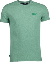 Superdry Vintage Logo Emb Tee Heren T-shirt - Groen - Maat L