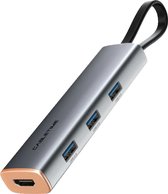 Cabletime - USB C hub 5 in 1 - docking station - HDMI 4K - ook geschikt voor MacBook