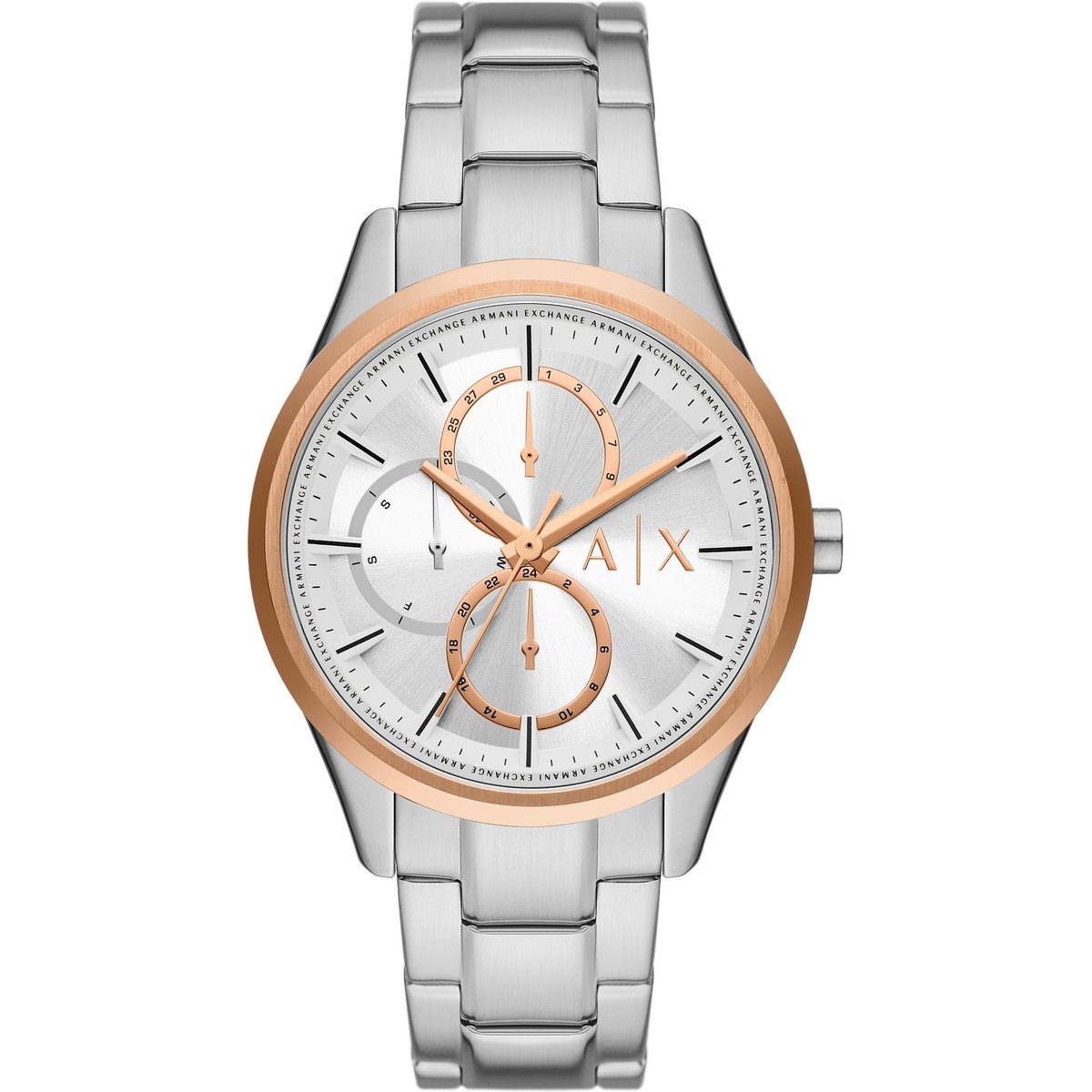 Armani Exchange Dante AX1870 Horloge - Staal - Zilverkleurig - Ø 42 mm