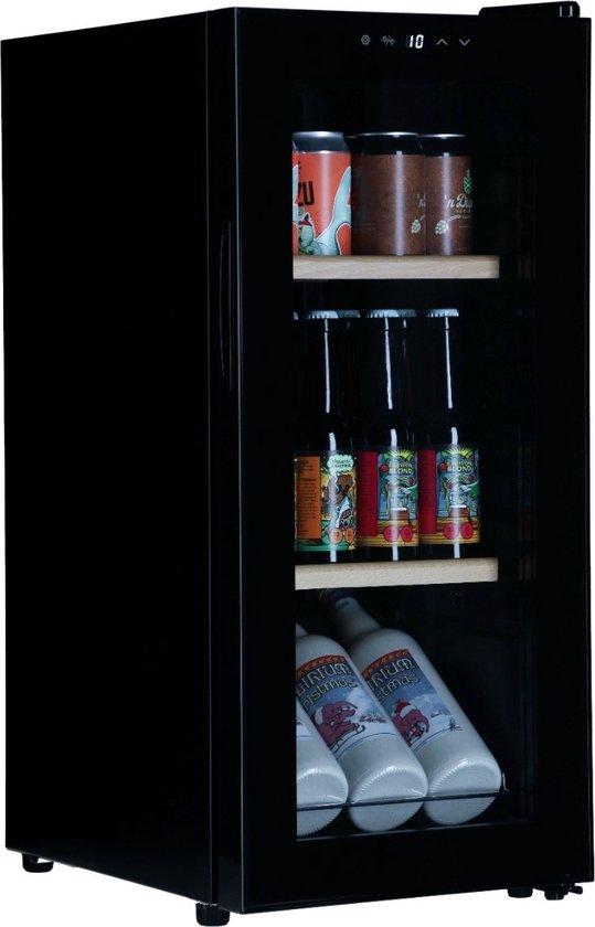 Bierkoelkast München - vol glazen deur - 52 flessen - Koelkast horeca - Bier koelkast voor Thuis - Flessenkoelkast- Drank koelkast - Bierkast van Bierkoelkast.nl — afbeelding 3
