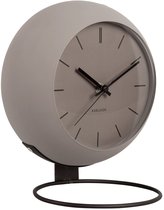 Karlsson Tafelklok Nirvana Globe - Donker Grijs - Ø21cm - Modern