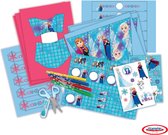 Frozen verjaardagskaarsen, glitter-verjaardagskaars, sneeuwvlok B, nummer 3, blauw-wit, voor meisjes