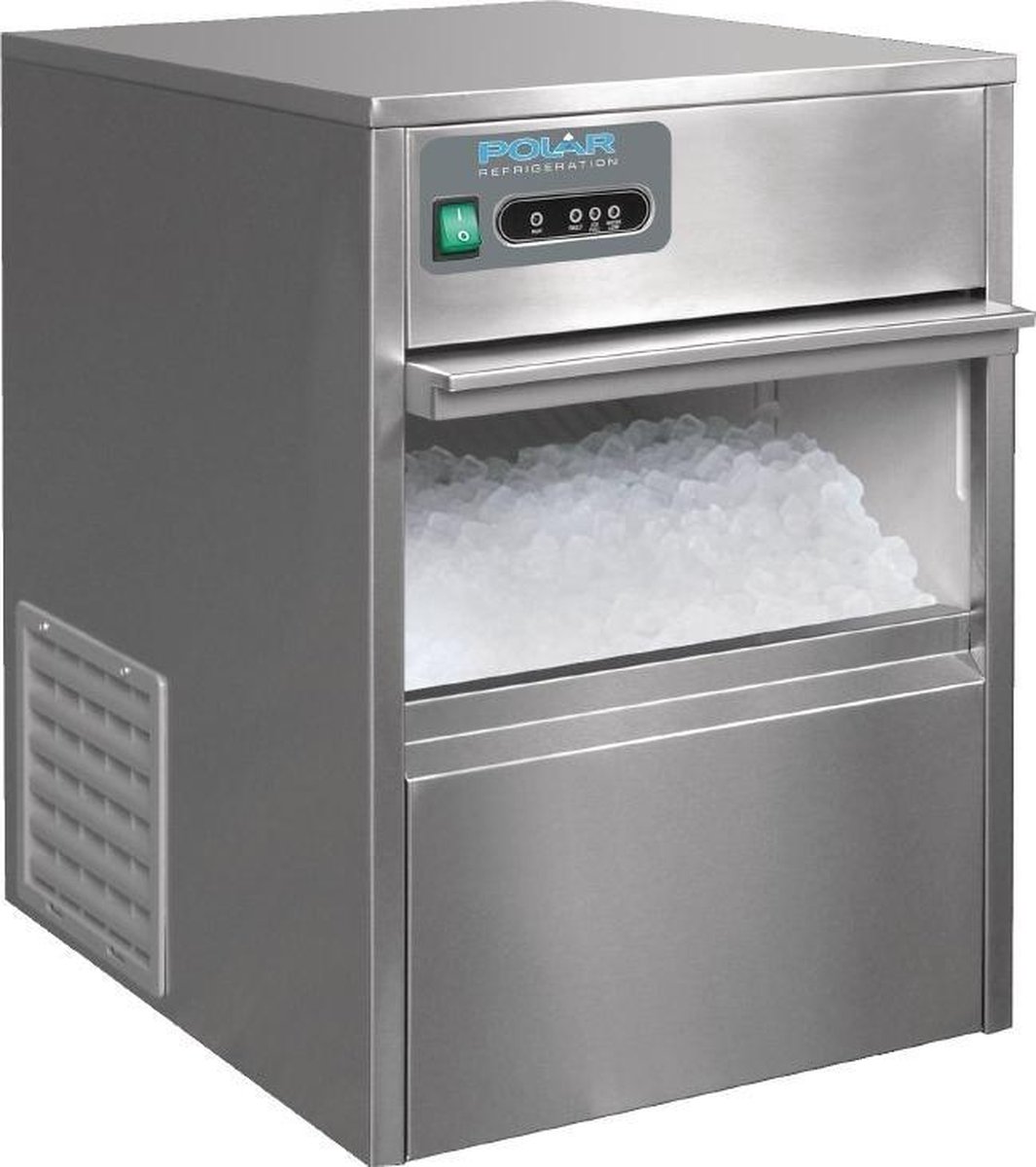 Polar - IJsblokjesmachine - 20kg Output T316 - Horeca & Professioneel