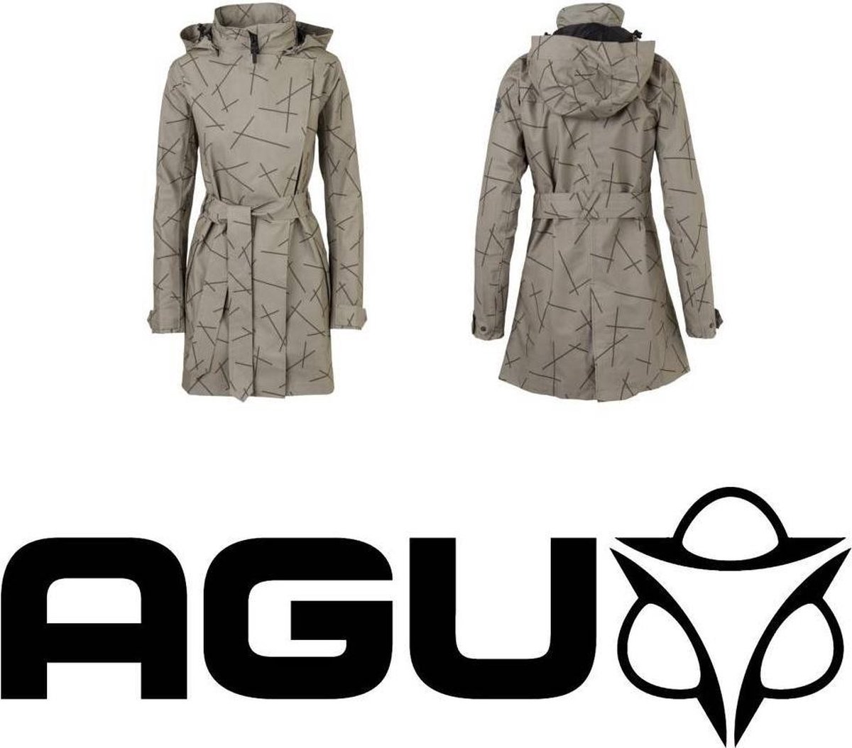 Habubu Krimpen Zoekmachinemarketing AGU Urban Outdoor Trench Coat Regenjas - Dames - Maat XXL - Groen | bol.com