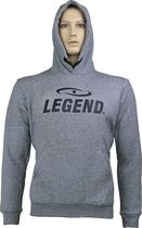 Legend Trendy hoodie  Licht Grijs Maat: M