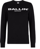 Ballin Amsterdam -  Heren Regular Fit  Original Sweater  - Zwart - Maat M