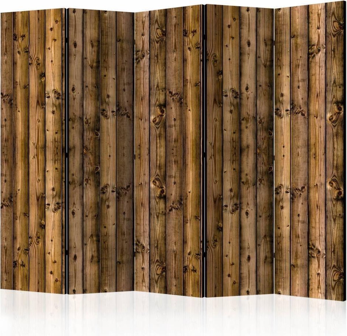 Vouwscherm / Kamerscherm - Landhuisje 225x172cm , gemonteerd geleverd, dubbelzijdig geprint